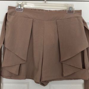 Ya Los Angeles Taupe Shorts